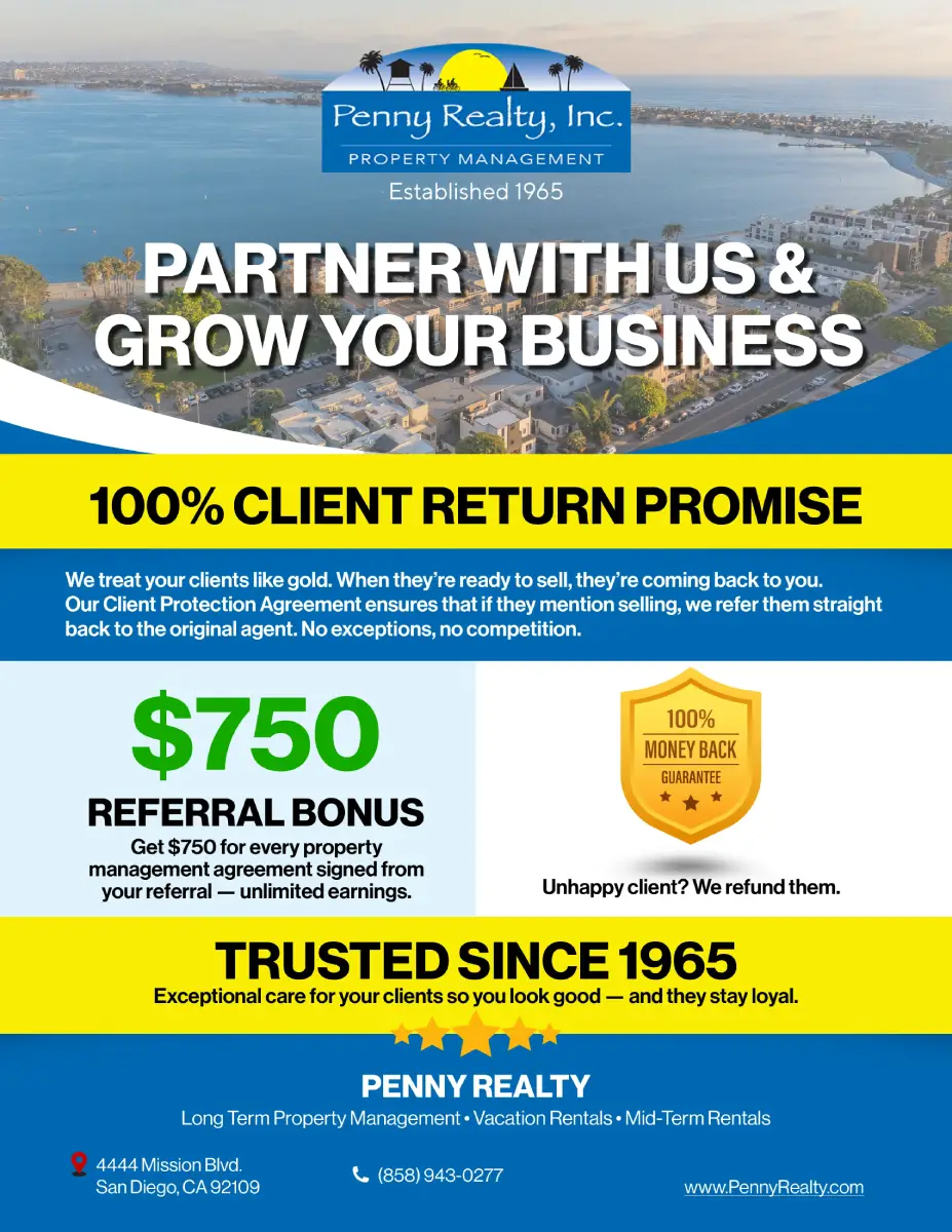 Agent referral program flyer