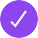 purple checkmark