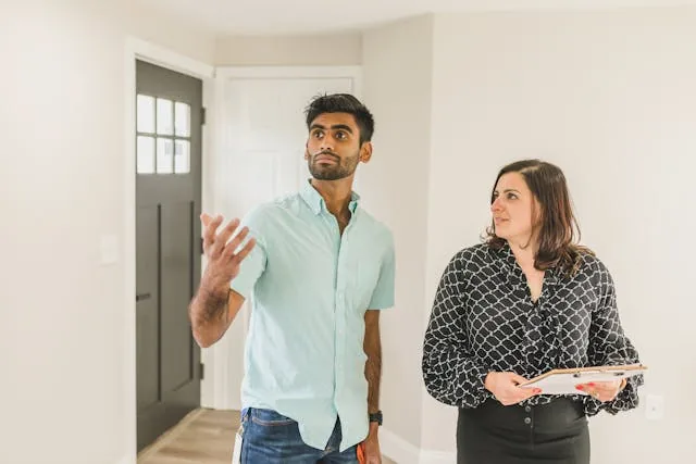 Landlord interviewing a potential tenant